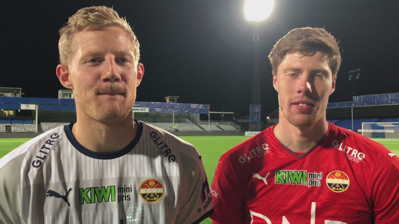 Lars og Morten Sætra etter seieren mot S08